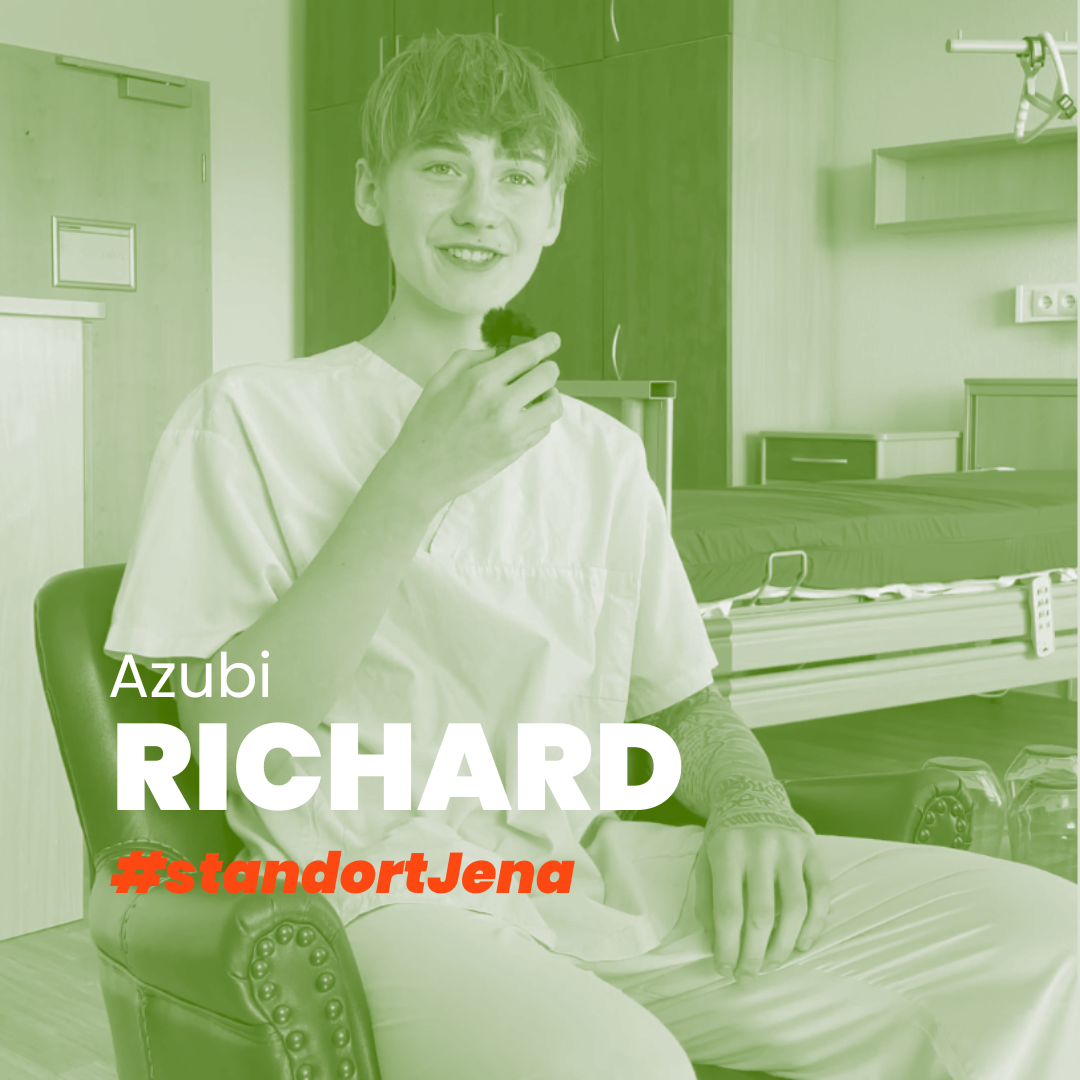 Richard ist Azubi in der Linimed Gruppe.